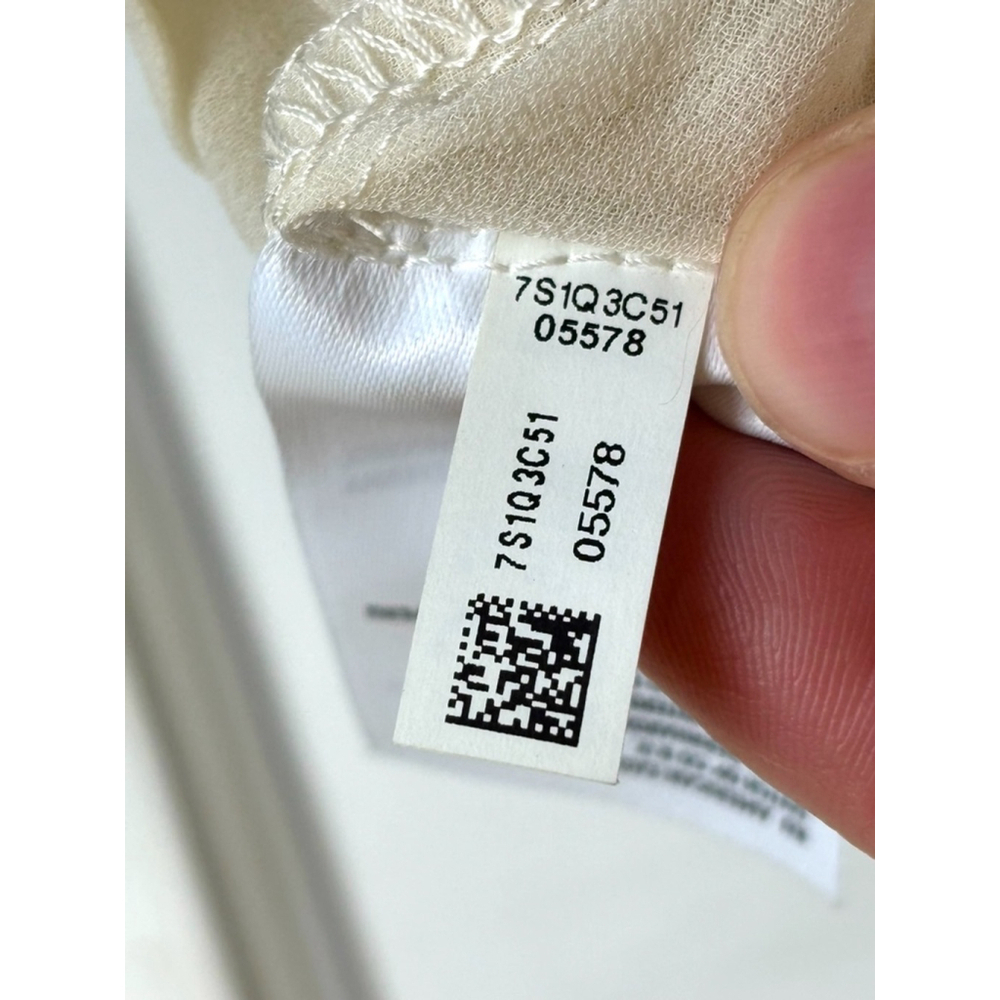 American Eagle Outfitters Women's Size 2 Ivory Floral V-Neck Adjustable Jumpsuit - Picture 16 of 16